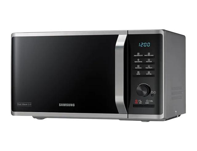 Микровълнова печка Samsung MG23K3575AS/OL, Microwave, 23l, Grill, 800W, LED Display, Silver