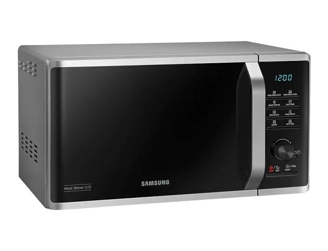 Микровълнова печка Samsung MG23K3575AS/OL, Microwave, 23l, Grill, 800W, LED Display, Silver