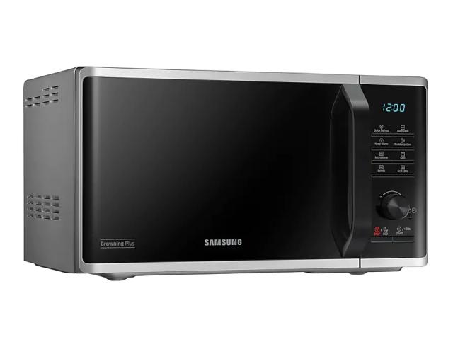 Микровълнова печка Samsung MG23K3515AS/OL, Microwave, 23l, Grill, 800W, LED Display, Silver