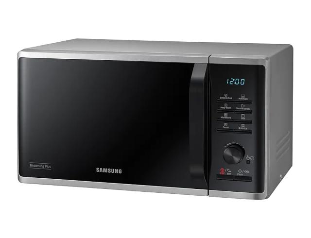 Микровълнова печка Samsung MG23K3515AS/OL, Microwave, 23l, Grill, 800W, LED Display, Silver