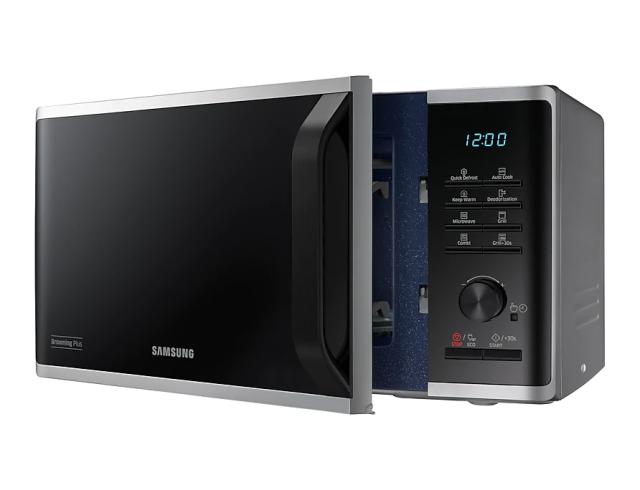 Микровълнова печка Samsung MG23K3515AS/OL, Microwave, 23l, Grill, 800W, LED Display, Silver