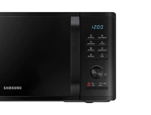 Микровълнова печка Samsung MS23K3515AK/OL, Microwave, 23l, 800W, LED Display, Black