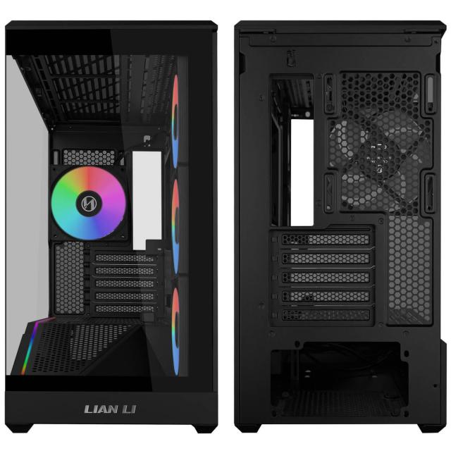 Кутия Lian Li Vector V100R MINI ARGB Mid-Tower, 2 x USB 3.0, 1 x USB 3.1 Type-C, Micro ATX / Mini ITX