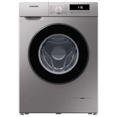 Пералня Samsung WW80T304MBS/LE, Washing machine 8 kg, 1400 rpm, Slim, Energy Efficiency D, Spin Efficiency B, Digital Inverter Technology, Quick Wash, Drum Clean, silver, black door