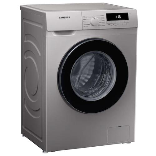Пералня Samsung WW80T304MBS/LE, Washing machine 8 kg, 1400 rpm, Slim, Energy Efficiency D, Spin Efficiency B, Digital Inverter Technology, Quick Wash, Drum Clean, silver, black door
