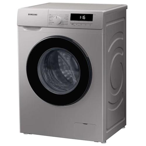 Пералня Samsung WW80T304MBS/LE, Washing machine 8 kg, 1400 rpm, Slim, Energy Efficiency D, Spin Efficiency B, Digital Inverter Technology, Quick Wash, Drum Clean, silver, black door