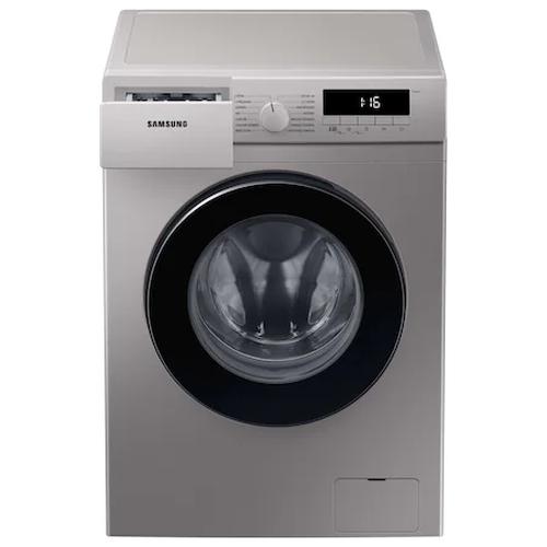 Пералня Samsung WW80T304MBS/LE, Washing machine 8 kg, 1400 rpm, Slim, Energy Efficiency D, Spin Efficiency B, Digital Inverter Technology, Quick Wash, Drum Clean, silver, black door