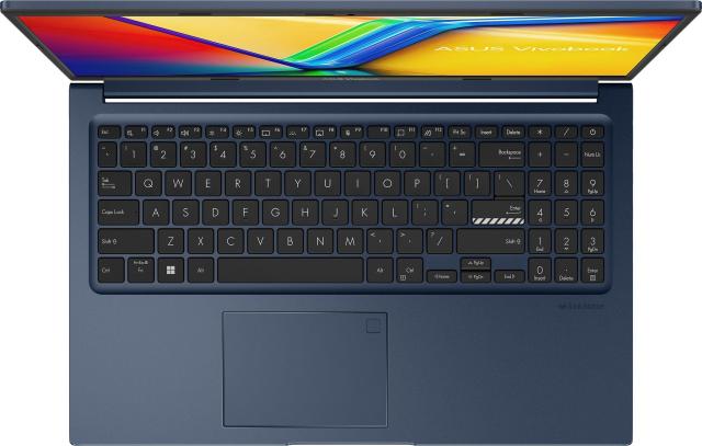 Лаптоп ASUS Vivobook 15 X1504VA-BQ2626, Intel Core i3-1315U 6C (0.9 / 4.50 GHz, 10MB Cache), 15.6'' (39.62 cm) FHD IPS, Intel Iris Xe Graphics , 16GB DDR4, 512 GB M.2 NVMe SSD, Free DOS