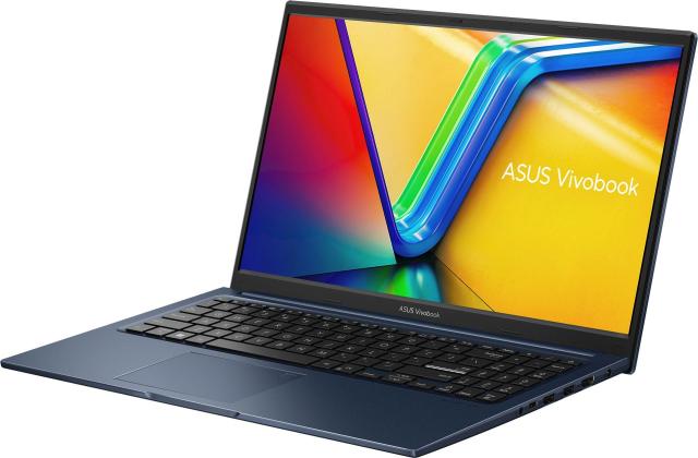 Лаптоп ASUS Vivobook 15 X1504VA-BQ2626, Intel Core i3-1315U 6C (0.9 / 4.50 GHz, 10MB Cache), 15.6'' (39.62 cm) FHD IPS, Intel Iris Xe Graphics , 16GB DDR4, 512 GB M.2 NVMe SSD, Free DOS