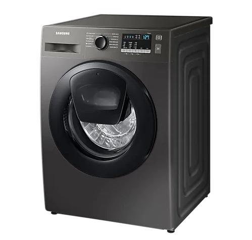 Пералня Samsung WW80T4540AX/LE, Washing Machine, 8 kg, 1400 rpm,  Energy Efficiency D, Add Wash,  Hygiene Steam, Spin Efficiency A, WiFi, Stainless steel, Black door