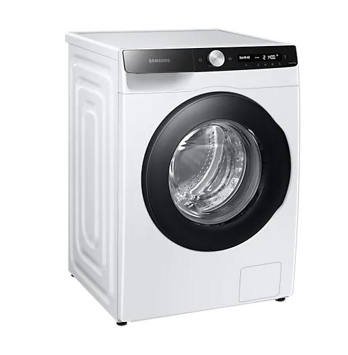Пералня Samsung WW80T504DAE/S7, Washing Machine,  8 kg, 1400 rpm,  Energy Efficiency B, Eco Bubble, Hygiene Steam, Spin Efficiency B,  White, Black door