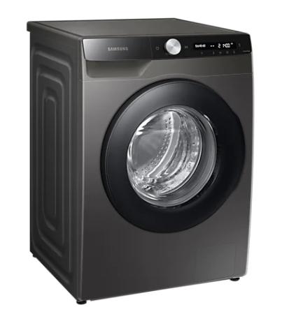 Пералня Samsung WW80T534DAX/S7,  Washing Machine, 8 kg, 1400 rpm,  Energy Efficiency B, AI Control, Eco Bubble, Bubble Soak, Hygiene Steam, Spin Efficiency B, WiFi , Smart Things,  Stainless steel, Black door
