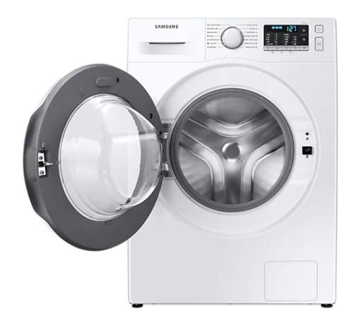 Пералня Samsung WW80TA026TT/LE, Washing Machine,  8 kg, 1200 rpm,  Energy Efficiency B, Eco Bubble, Bubble Soak, Hygiene Steam, Spin Efficiency B,  White, White door