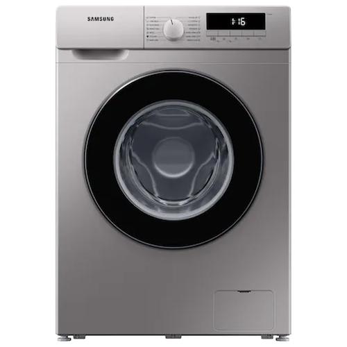 Пералня Samsung WW70T302MBS/LE, Washing machine 7 kg, 1200 rpm, Slim, Energy Efficiency D, Spin Efficiency B, Digital Inverter Technology, Quick Wash, Drum Clean, silver, black door