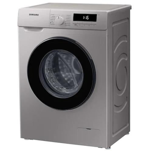 Пералня Samsung WW70T302MBS/LE, Washing machine 7 kg, 1200 rpm, Slim, Energy Efficiency D, Spin Efficiency B, Digital Inverter Technology, Quick Wash, Drum Clean, silver, black door