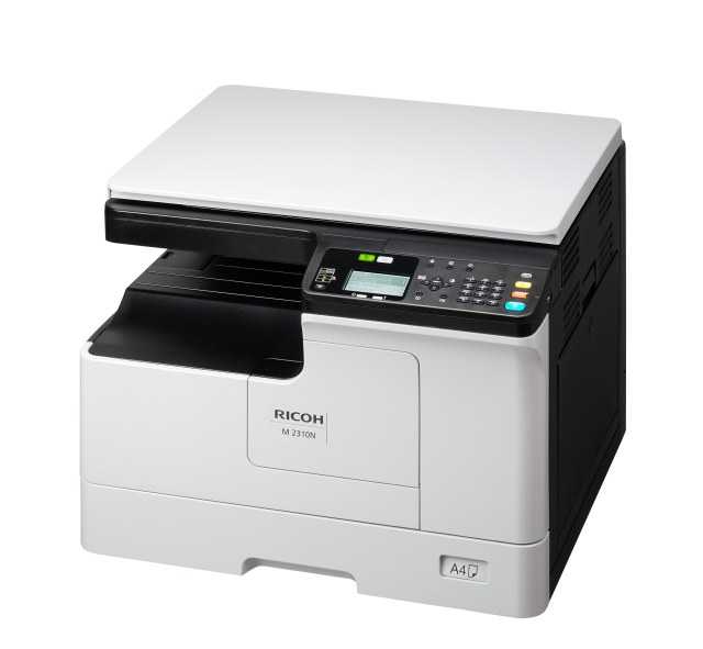 Многофункционално лазерно устройство RICOH M2310N B/W, A3 принтер/копир/скенер, 2400 x 600 dpi, 23ppm, Ethernet (RJ-45), USB 2.0 Hi-Speed
