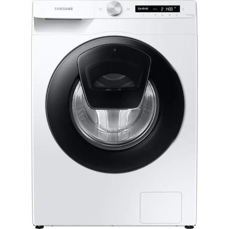 Пералня Samsung WW70T552DAW/S7, Washing Machine, 7kg, 1200 rpm,  Energy Efficiency B, Add Wash,  AI Control, Eco Bubble, Hygiene Steam, Spin Efficiency B, WiFi, White, Black door