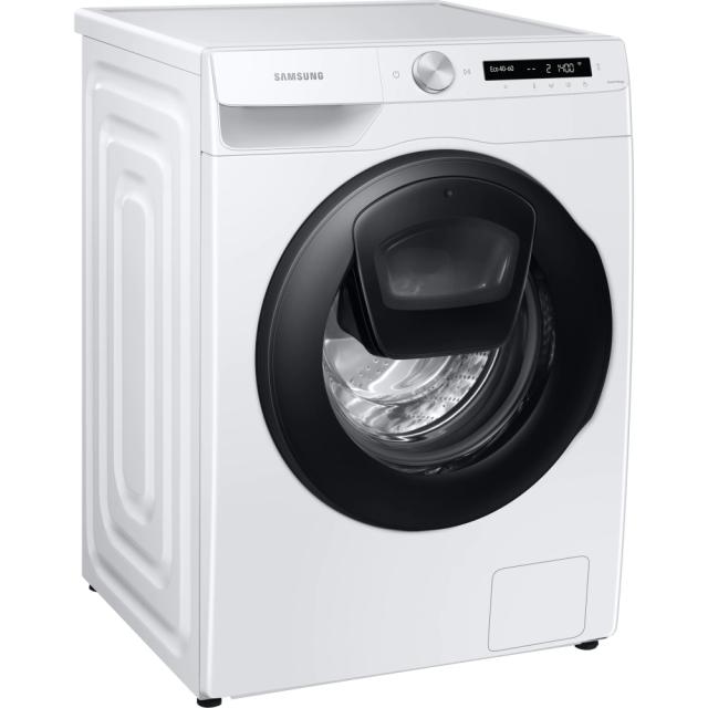 Пералня Samsung WW70T552DAW/S7, Washing Machine, 7kg, 1200 rpm,  Energy Efficiency B, Add Wash,  AI Control, Eco Bubble, Hygiene Steam, Spin Efficiency B, WiFi, White, Black door