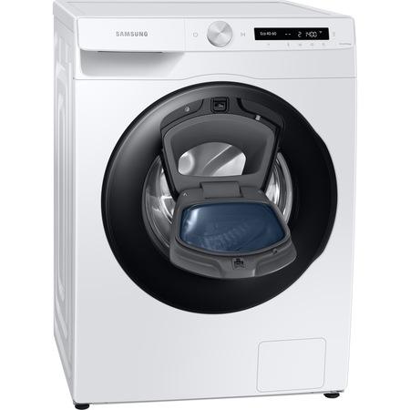 Пералня Samsung WW70T552DAW/S7, Washing Machine, 7kg, 1200 rpm,  Energy Efficiency B, Add Wash,  AI Control, Eco Bubble, Hygiene Steam, Spin Efficiency B, WiFi, White, Black door