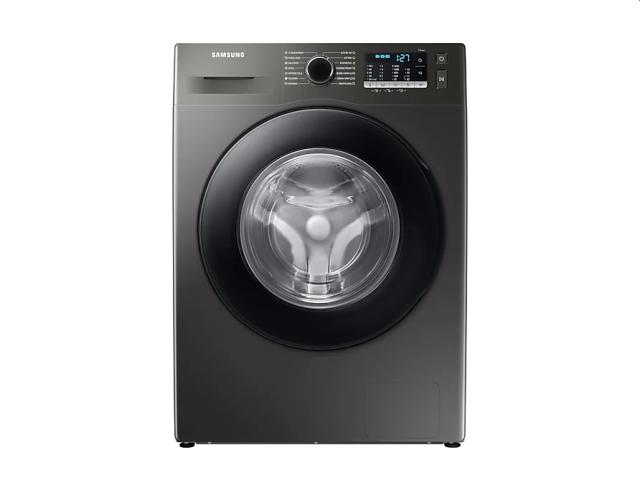 Пералня Samsung WW70TA026AX/LE, Washing Machine,  7kg, 1200 rpm,  Energy Efficiency B, Eco Bubble, Hygiene Steam, Spin Efficiency B,  Stainless steel, Black door