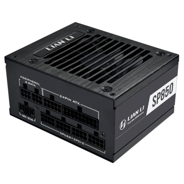 Захранване Lian Li SP850 V2 Black, 850W, Active PFC, PCIe 5.1/ATX 3.1, 80 PLUS Gold, Fully Modular