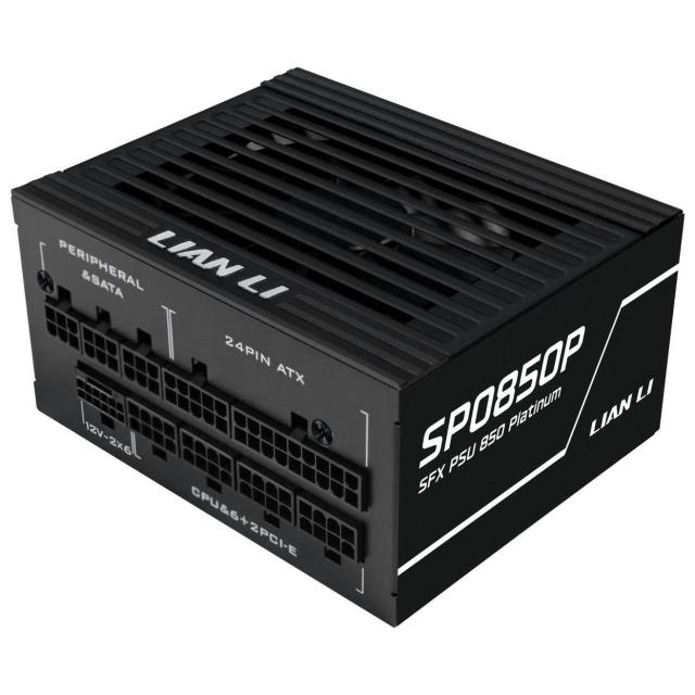 Захранване Lian Li SP850 Black, 850W, Active PFC, PCIe 5.1/ATX 3.1, 80 PLUS Platinum, Fully Modular