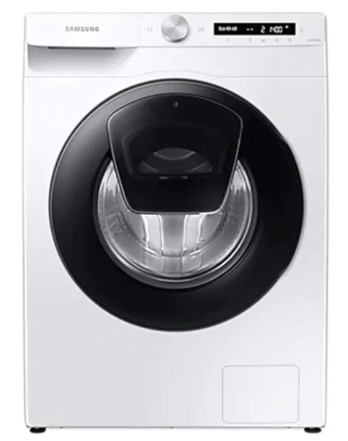 Пералня Samsung WW90T554DAW/S7,  Washing Machine, 9kg, 1400 rpm, Energy Efficiency A, Add Wash, Eco Bubble, Steam Hygiene, Drum Clean, AI Control, Spin Efficiency B, White