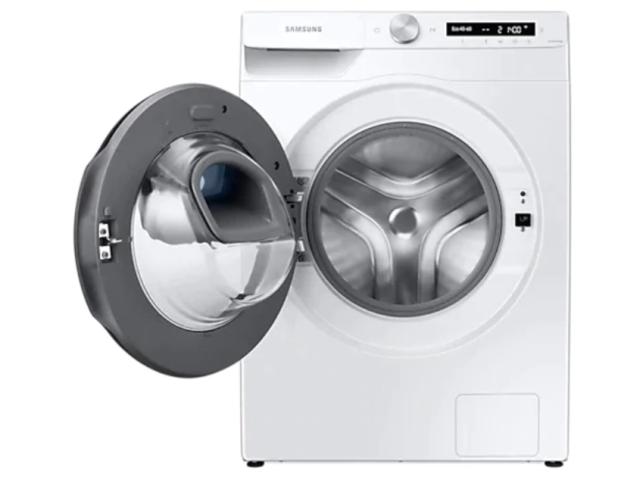 Пералня Samsung WW90T554DAW/S7,  Washing Machine, 9kg, 1400 rpm, Energy Efficiency A, Add Wash, Eco Bubble, Steam Hygiene, Drum Clean, AI Control, Spin Efficiency B, White