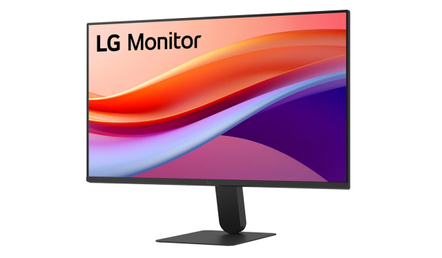 Монитор LG 24U41YA-B, 23.8" (60.45 cm) FHD IPS Display, 120Hz, 5ms, 250cd/m2, HDMI, VGA, DVI-D