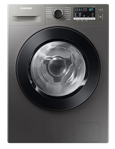 Пералня със сушилня Samsung WD80T4046CX/LE, Washing Machine/Dryer, 8/5kg, 1400rpm, Energy Efficiency C/E, Spin Efficiency B, LED Display, Eco Bubble, Bubble Soak, Air Wash, Hygiene Steam, Stainless steel, Black door