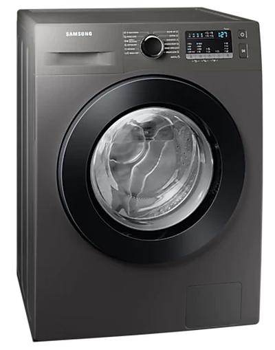 Пералня със сушилня Samsung WD80T4046CX/LE, Washing Machine/Dryer, 8/5kg, 1400rpm, Energy Efficiency C/E, Spin Efficiency B, LED Display, Eco Bubble, Bubble Soak, Air Wash, Hygiene Steam, Stainless steel, Black door