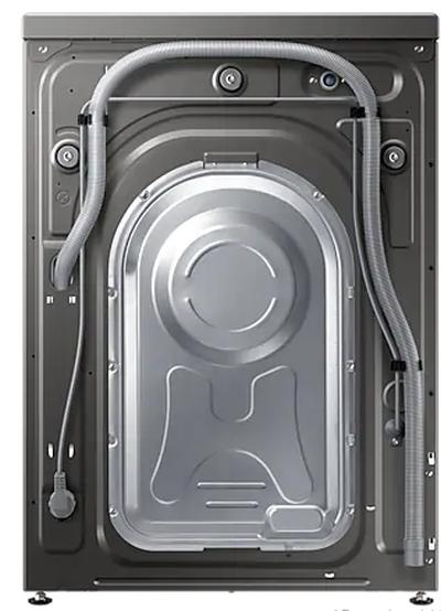 Пералня със сушилня Samsung WD80T4046CX/LE, Washing Machine/Dryer, 8/5kg, 1400rpm, Energy Efficiency C/E, Spin Efficiency B, LED Display, Eco Bubble, Bubble Soak, Air Wash, Hygiene Steam, Stainless steel, Black door