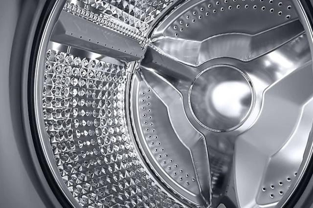 Пералня със сушилня Samsung WD80T4046CX/LE, Washing Machine/Dryer, 8/5kg, 1400rpm, Energy Efficiency C/E, Spin Efficiency B, LED Display, Eco Bubble, Bubble Soak, Air Wash, Hygiene Steam, Stainless steel, Black door