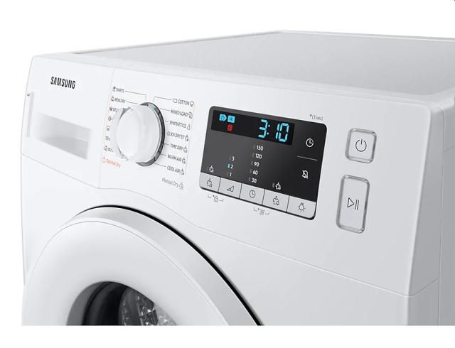 Сушилня Samsung DV80TA020TT/LE, Tumble Dryer with Heat Pump technology, 8kg, A++, Wrinkle prevention, Quick Dry 35 ',LED, Diamond drum, White