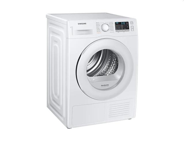 Сушилня Samsung DV80TA020TT/LE, Tumble Dryer with Heat Pump technology, 8kg, A++, Wrinkle prevention, Quick Dry 35 ',LED, Diamond drum, White