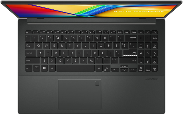 Лаптоп ASUS Vivobook Go 15 E1504FA-BQ2339, AMD Ryzen 3 7320U 4C (2.4 / 4.1 GHz, 4MB Cache), 15.6'' (39.62 cm) FHD IPS LED,  8GB LPDDR5, 512GB M.2 NVMe SSD, Free DOS