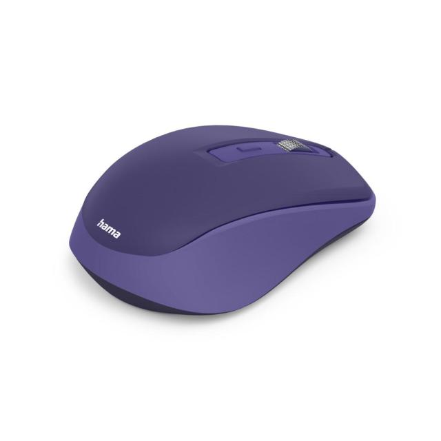 Мишка HAMA WM-450, Bluetooth/Wireless, оптична (800-1600dpi), 7 бутонна, лилава