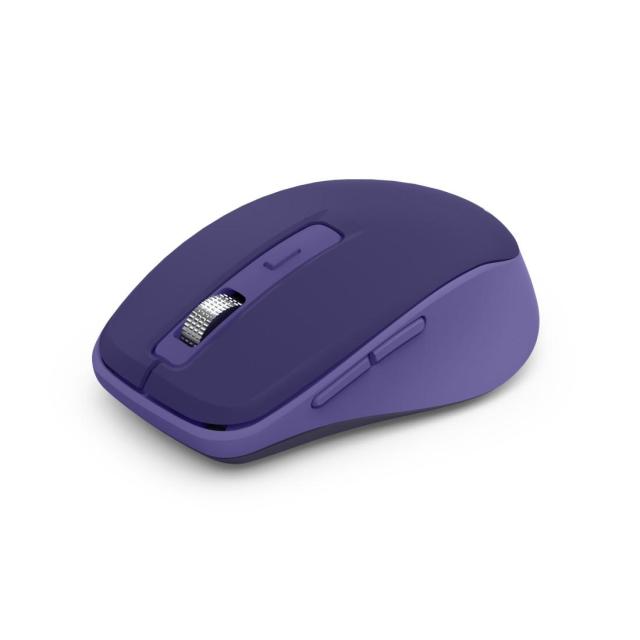 Мишка HAMA WM-450, Bluetooth/Wireless, оптична (800-1600dpi), 7 бутонна, лилава