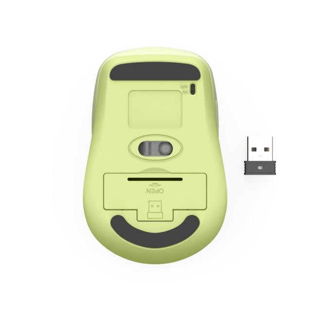 Мишка HAMA WM-450, Bluetooth/Wireless, оптична (800-1600dpi), 7 бутонна, Зелен 