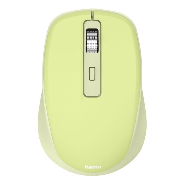Мишка HAMA WM-450, Bluetooth/Wireless, оптична (800-1600dpi), 7 бутонна, Зелен 