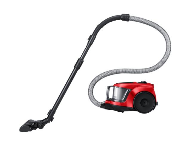 Прахосмукачка Samsung VCC45T0S3R/BOL, Vacuum Cleaner, 850W, Suction Power 210W, Hepa Filter, Bagless Type, Telescopic Steel, Red