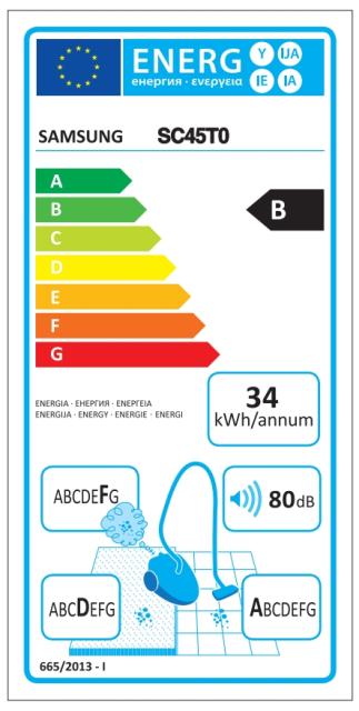 Прахосмукачка Samsung VCC45T0S3R/BOL, Vacuum Cleaner, 850W, Suction Power 210W, Hepa Filter, Bagless Type, Telescopic Steel, Red