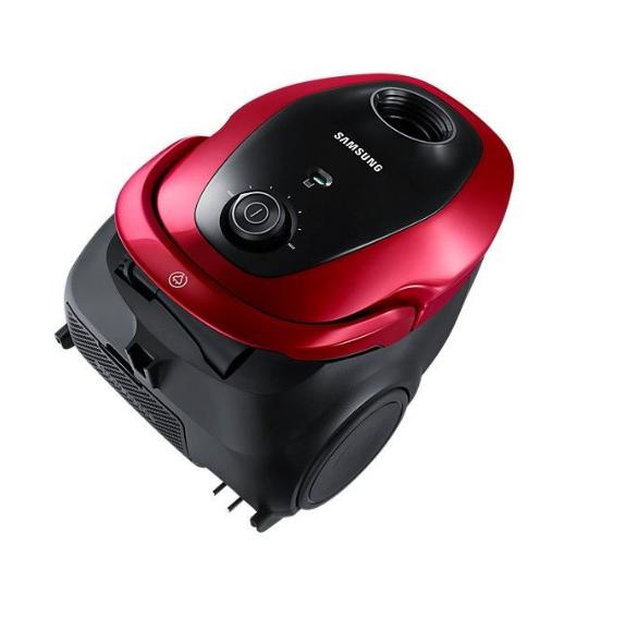 Прахосмукачка Samsung VC07M25E0WR/GE, Vacuum Cleaner, 750W, Suction Power 200W, Hepa Filter, Bag Type, Telescopic Steel, Red