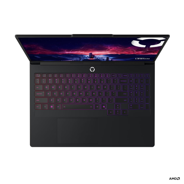 Лаптоп Lenovo Legion Pro 7 16IAX10H, Intel Core Ultra 9 275HX 24C (2.70 / 5.40 GHz, 36MB Cache), 16.0" (40.64 cm) WQXGA OLED, NVIDIA GF RTX 5090 24GB GDDR7 DLSS 4, 64GB DDR5, 2TB M.2 NVMe SSD, Free DOS