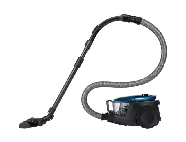 Прахосмукачка Samsung VC07M3150VU/GE, Vacuum Cleaner, Power 700W, Suction Power 190W, noise 80 dB, Bagless Type, Dust Capacity 2 l, Blue