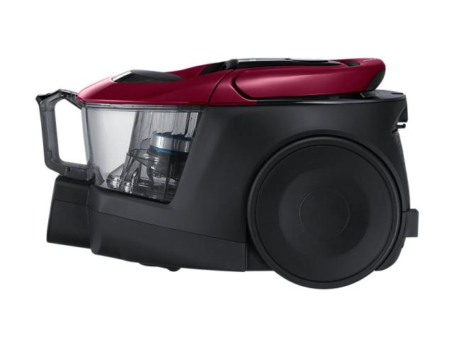 Прахосмукачка Samsung VC07M31A0HP/GE, Vacuum Cleaner, Power 700W, Suction Power 190W, noise 80 dB, Bagless Type, Dust Capacity 2 l, Red