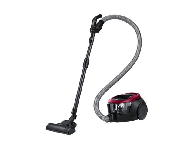 Прахосмукачка Samsung VC07M31A0HP/GE, Vacuum Cleaner, Power 700W, Suction Power 190W, noise 80 dB, Bagless Type, Dust Capacity 2 l, Red
