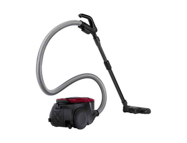 Прахосмукачка Samsung VC07M31A0HP/GE, Vacuum Cleaner, Power 700W, Suction Power 190W, noise 80 dB, Bagless Type, Dust Capacity 2 l, Red