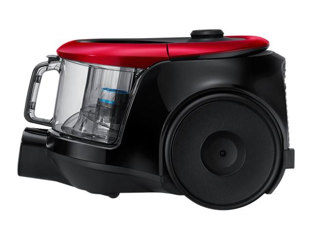 Прахосмукачка Samsung VC07M2110SR/GE, Vacuum Cleaner with Cyclone Force and Anti-Tangle Turbine, Power 700W, Suction Power 180W, noise 80 dB, Bagless Type, Dust Capacity 1.5 l, Vitality Red