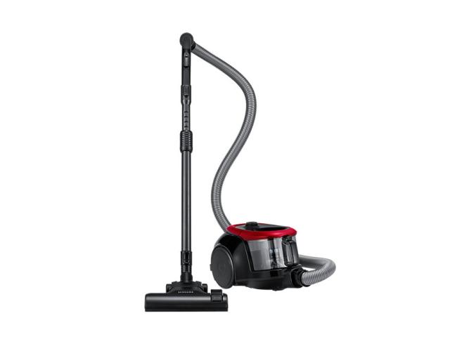 Прахосмукачка Samsung VC07M2110SR/GE, Vacuum Cleaner with Cyclone Force and Anti-Tangle Turbine, Power 700W, Suction Power 180W, noise 80 dB, Bagless Type, Dust Capacity 1.5 l, Vitality Red